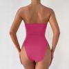 imageALCEA ROSEA Womens Strapless Bodysuit Sexy Deep V Neck Thong Tummy Control Shapewear with Underwire 1839Pink1838