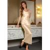 imageALCEA ROSEA Womens Satin Nightgown Sexy Silky Cowl Neck Slip Dress Lingerie Sleepwear 39223922champagne