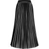 imageALCEA ROSEA Womens Pleated Midi Skirt High Waist Knitted Solid Casual Skirt 7855Black7855