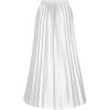 imageALCEA ROSEA Womens Pleated Midi Skirt High Waist Knitted Solid Casual Skirt 7855White7855