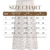 imageALCEA ROSEA Womens Silky Satin Long Skirt High Waist Elastic Waist A Line Flared Skirt with Slit 7819Khaki L7819cheetah