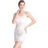 imageALCEA ROSEA Womens Full Slip for Under Dresses Adjustable Spaghetti Strap AntiStatic Nylon Lace Mini Dress Lingerie 3895White