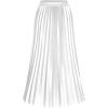 imageALCEA ROSEA Womens Pleated Midi Skirt High Waist Knitted Solid Casual Skirt 7855White7855