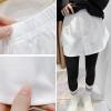 imageALCEA ROSEA Shirt Extender for Women Adjustable Fake Layering Leggings Top Buttons Removable Half Length Undershirt Skirt7865White