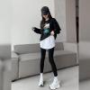 imageALCEA ROSEA Shirt Extender for Women Adjustable Fake Layering Leggings Top Buttons Removable Half Length Undershirt Skirt7865White