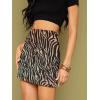 imageALCEA ROSEA Women Faux Suede Mini Skirt High Waist Side Split Zipper Bodycon Short SkirtJet Black