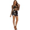 imageALCEA ROSEA Women Sparkly Sequin Mini Skirt Low Waist Glitter Skirt Bodycon Sexy Night Out Party Skirts for WomenJet Black