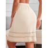 imageALCEA ROSEA Womens Half Slips for Under Dresses Skirt Extenders Lace Midi Underskirt Skirt 7872Beige