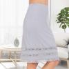 imageALCEA ROSEA Womens Half Slips for Under Dresses Skirt Extenders Lace Midi Underskirt Skirt 7872Grey