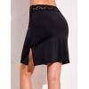 imageALCEA ROSEA Womens Half Slips for Underskirt Non Cling Floral Lace Trim Waistband Slip Skirt 7871Black