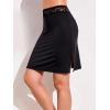 imageALCEA ROSEA Womens Half Slips for Underskirt Non Cling Floral Lace Trim Waistband Slip Skirt 7871Black