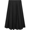 imageALCEA ROSEA Womens Office Work Skirt Elegant High Waist Zipper ALine Pleated Midi Skirt 7886Black