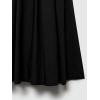 imageALCEA ROSEA Womens Office Work Skirt Elegant High Waist Zipper ALine Pleated Midi Skirt 7886Black