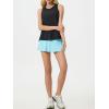 imageALCEA ROSEA Womens Pleated Tennis Mini Skirt Elastic High Waisted Flowy Golf Skort Athletic Chiffon Skirts with Pockets 2809Blue