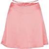 imageALCEA ROSEA Womens Satin Mini Skirts High Waisted Drawstring Bow Tie Silky ALine Zipper Short Skirt Party Short Skirts 7868Pink