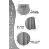 imageALCEA ROSEA Womens Side Split Skirt Elastic Ribbed Knit High Waist Long Skirts Bodycon Maxi Skirts for WomenGrey