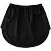 imageALCEA ROSEA Shirt Extender for Women Adjustable Fake Layering Leggings Top Buttons Removable Half Length Undershirt Skirt7865Black