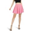 imageALCEA ROSEA Womens Mini Skater Skirt Classical Basic ALine Versatile Stretchy Flared Casual Short Skirts 7876Pink
