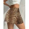 imageALCEA ROSEA Womens Mini Skirt Sexy Leopard Print Ruched High Waist Pencil Bodycon ALine Skirts for Women 7858Cheetah