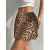 imageALCEA ROSEA Womens Mini Skirt Sexy Leopard Print Ruched High Waist Pencil Bodycon ALine Skirts for Women 7858Cheetah