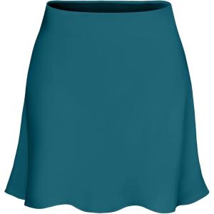 imageALCEA ROSEA Womens Elegant Silky Satin Mini Skirt High Waist Short Skirt Leopard Print Mini A Line Skirts for WomenDark Blue