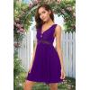 image:imageALCEA ROSEA Womens Sexy Nightgowns Long Floral Lace silky Lingerie supportive Chemises Full slip for Women Elegant SleepwearViolet3127