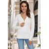 image:imageALCEA ROSEA Womens Sweater Sexy Fitted Zipper V Neck Knitwear Pullover SweaterWhite