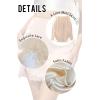 image:imageALCEA ROSEA Womens Satin Mini Lace Trim Split Skirt Split Hem High Waist ALine Short Bodycon Skirt 7806Beige