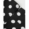 image:imageALCEA ROSEA Womens Midi Plaid Skirt High Elastic Waist Aline Vintage Pleated Long Skirts 7899Jet Black