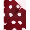 image:imageALCEA ROSEA Womens Midi Plaid Skirt High Elastic Waist Aline Vintage Pleated Long Skirts 7899Wine