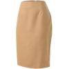 image:imageALCEA ROSEA Womens Midi Plaid Skirt Vintage Pencil Wool Skirt with Slit 7898Apricot