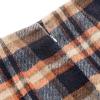 image:imageALCEA ROSEA Womens Midi Plaid Skirt Vintage Pencil Wool Skirt with Slit 7898Brown