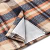 image:imageALCEA ROSEA Womens Midi Plaid Skirt Vintage Pencil Wool Skirt with Slit 7898Brown