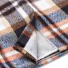 image:imageALCEA ROSEA Womens Midi Plaid Skirt Vintage Pencil Wool Skirt with Slit 7898Dark Brown