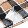 image:imageALCEA ROSEA Womens Midi Plaid Skirt Vintage Pencil Wool Skirt with Slit 7898Dark Khaki
