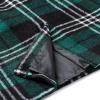 image:imageALCEA ROSEA Womens Midi Plaid Skirt Vintage Pencil Wool Skirt with Slit 7898Green