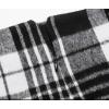 image:imageALCEA ROSEA Womens Midi Plaid Skirt Vintage Pencil Wool Skirt with Slit 7898Jet Black