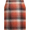 image:imageALCEA ROSEA Womens Midi Plaid Skirt Vintage Pencil Wool Skirt with Slit 7898Orange