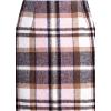 image:imageALCEA ROSEA Womens Midi Plaid Skirt Vintage Pencil Wool Skirt with Slit 7898Pink