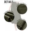 image:imageALCEA ROSEA Womens Satin High Waisted Silky Midi Skirt Elastic Aline Skirt for Wedding Party Work7307army Green