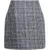 image:imageALCEA ROSEA Womens Wool Plaid Skirt Bodycon Pencil High Waist Mini Skirts 7897Grid Black