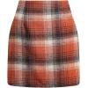 image:imageALCEA ROSEA Womens Wool Plaid Skirt Bodycon Pencil High Waist Mini Skirts 7897Orange