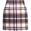 image:imageALCEA ROSEA Womens Wool Plaid Skirt Bodycon Pencil High Waist Mini Skirts 7897Pink