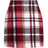 image:imageALCEA ROSEA Womens Wool Plaid Skirt Bodycon Pencil High Waist Mini Skirts 7897Red