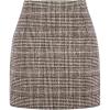 image:imageALCEA ROSEA Womens Wool Plaid Skirt Bodycon Pencil High Waist Mini Skirts 7897Light Coffee